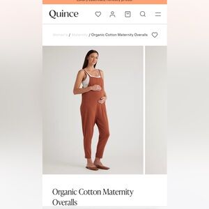 Organic Cotton Maternity Overalls
